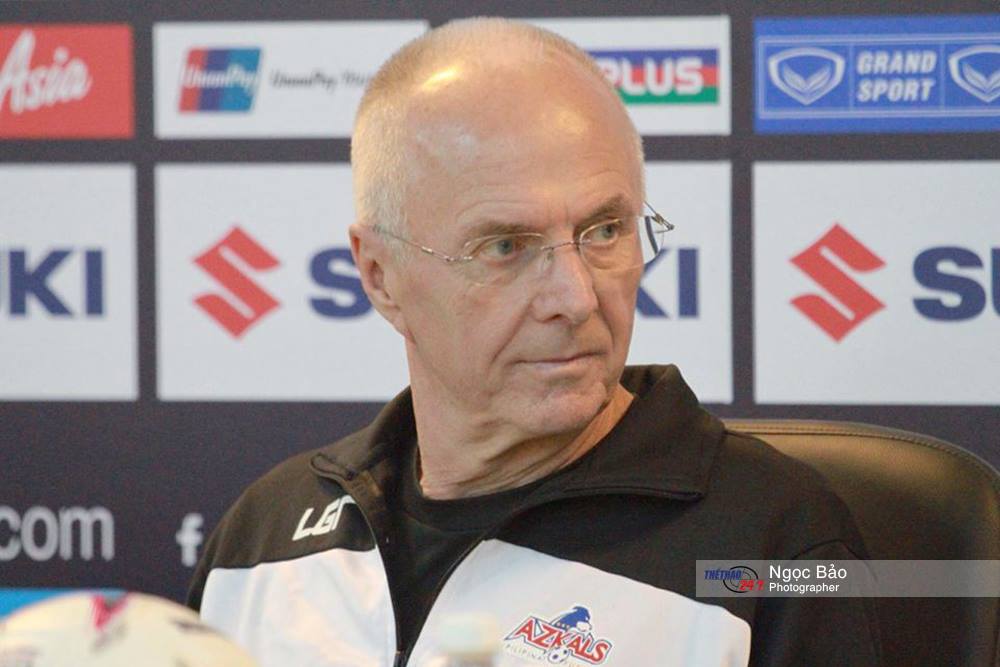 HLV Eriksson chia sẻ trong buổi họp báo trước trận bán kết lượt về AFF Cup 2018 Bán kết Việt Nam vs Philippines, Aff cup, tin tức Aff cup, ĐT Việt Nam, ĐT Philippines